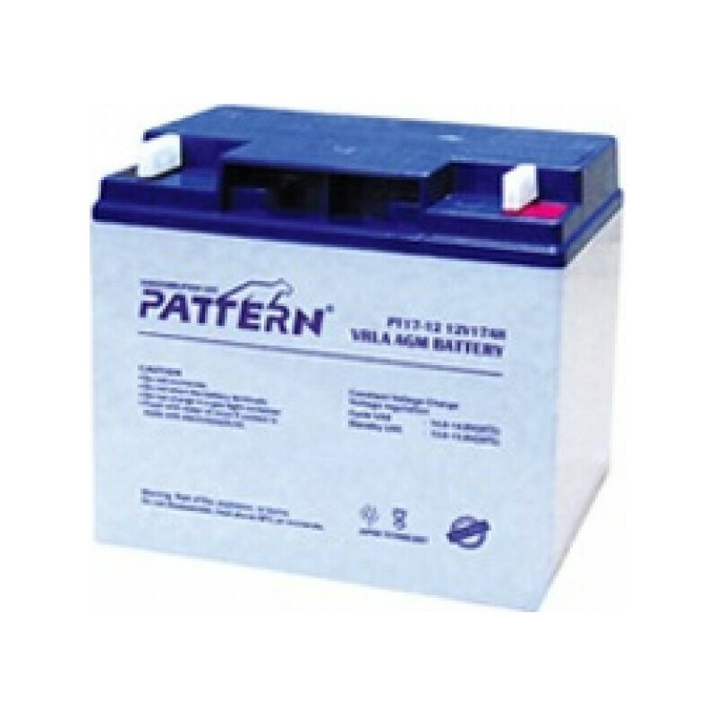 ΜΠΑΤΑΡΙΑ ΜΟΛΥΒΔΟΥ ΚΛΕΙΣΤΟΥ ΤΥΠΟΥ 12V/17Ah PT17-12 PTN