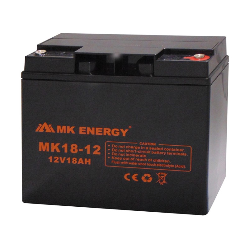 ΜΠΑΤΑΡΙΑ ΜΟΛΥΒΔΟΥ ΚΛΕΙΣΤΟΥ ΤΥΠΟΥ 12V/18Ah MK18-12 MKE