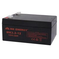 ΜΠΑΤΑΡΙΑ ΜΟΛΥΒΔΟΥ ΚΛΕΙΣΤΟΥ ΤΥΠΟΥ 12V/3.2Ah MK3.2-12 MKE