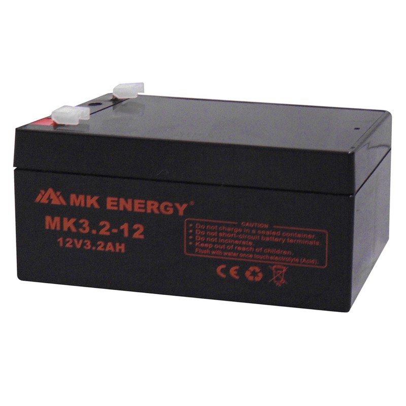 ΜΠΑΤΑΡΙΑ ΜΟΛΥΒΔΟΥ ΚΛΕΙΣΤΟΥ ΤΥΠΟΥ 12V/3.2Ah MK3.2-12 MKE
