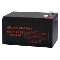 ΜΠΑΤΑΡΙΑ ΜΟΛΥΒΔΟΥ ΚΛΕΙΣΤΟΥ ΤΥΠΟΥ 12V/7.2Ah UPS (6.4mm) MK7.2-12 MKE