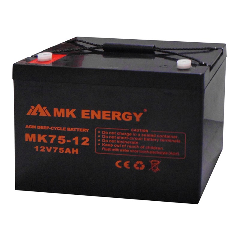 ΜΠΑΤΑΡΙΑ ΜΟΛΥΒΔΟΥ ΒΑΘΙΑΣ ΕΚΦΟΡΤΙΣΗΣ 12V/75Ah MK75-12 MKE