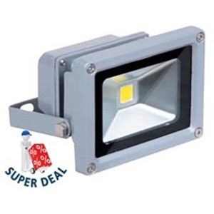 ΠΡΟΒΟΛΕΑΣ LED 10W 220-240VAC 650LM 6500K DAY LIGHT JF01C SHL