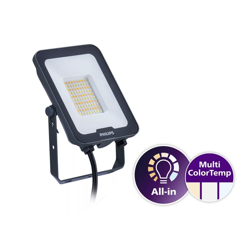 ΠΡΟΒΟΛΕΑΣ LED 50W 220-240VAC 5500-6000LM 3000-4000-6500K ALL-IN BVP167 PHILIPS