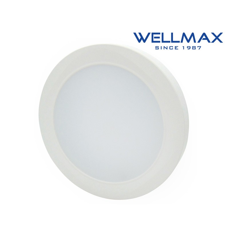 ΦΩΤΙΣΤΙΚΟ LED DOWNLIGHT ΕΠΙΤΟΙΧΟ ΣΤΡΟΓΓΥΛΟ Φ225 24W 1920LM 6500K WELLMAX ΦΩΤΙΣΤΙΚΟ LED DOWNLIGHT ΕΠΙΤΟΙΧΟ ΣΤΡΟΓΓΥΛΟ Φ225 24W 1920LM 6500K WELLMAX