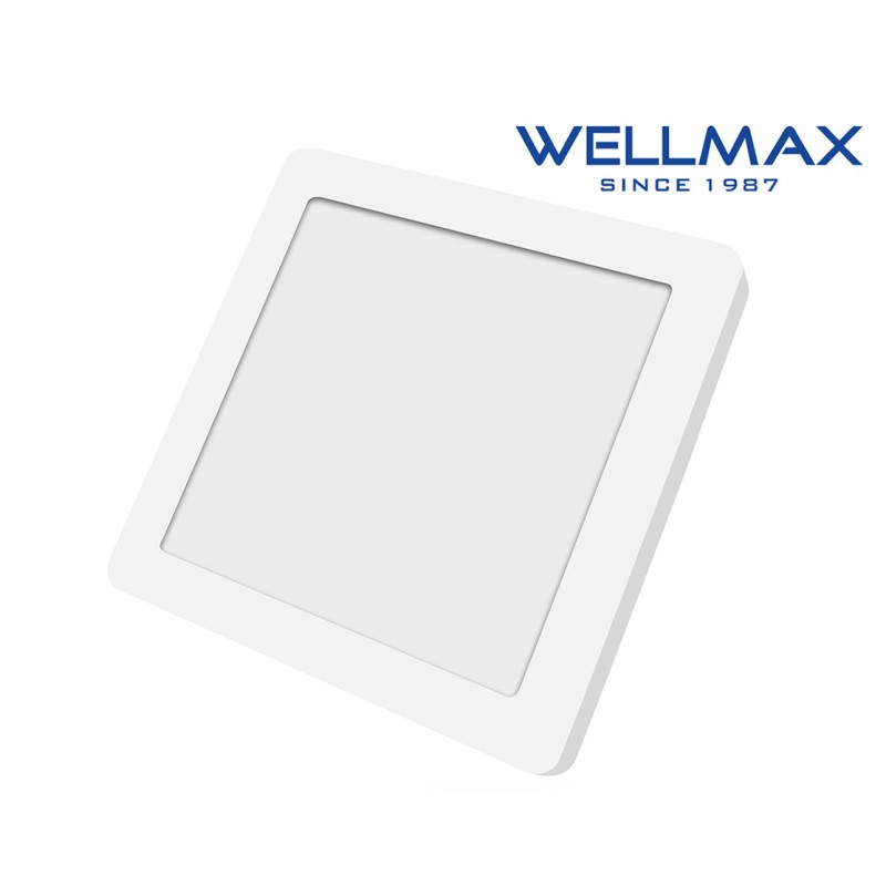 ΦΩΤΙΣΤΙΚΟ LED DOWNLIGHT ΕΠΙΤΟΙΧΟ ΤΕΤΡΑΓΩΝΟ 225x225 18W 1440LM 6500K WELLMAX ΦΩΤΙΣΤΙΚΟ LED DOWNLIGHT ΕΠΙΤΟΙΧΟ ΤΕΤΡΑΓΩΝΟ 225x225 18W 1440LM 6500K WELLMAX