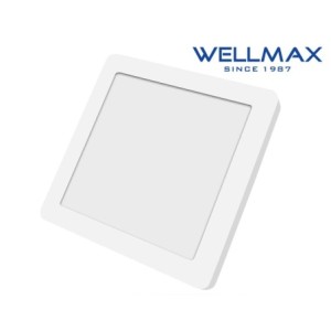 ΦΩΤΙΣΤΙΚΟ LED DOWNLIGHT ΕΠΙΤΟΙΧΟ ΤΕΤΡΑΓΩΝΟ 225x225 24W 1920LM 6500K WELLMAX