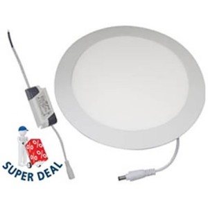 ΦΩΤΙΣΤΙΚΟ LED DOWNLIGHT ΧΩΝΕΥΤΟ ΣΤΡΟΓΓΥΛΟ Φ174 12W 866LM 6000K HNS