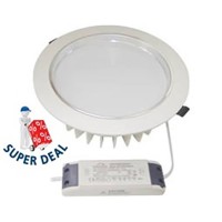 ΦΩΤΙΣΤΙΚΟ LED DOWNLIGHT ΧΩΝΕΥΤΟ ΣΤΡΟΓΓΥΛΟ Φ230 28W 2100LM 3000K HNS