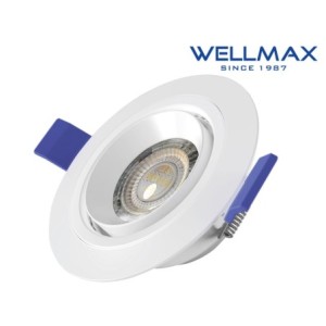 ΦΩΤΙΣΤΙΚΟ LED ΣΠΟΤ ΚΙΝΗΤΟ 360° Φ90 7W 595LM 3000K 38° WW EAGLE EYE WELLMAX