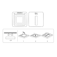 ΦΩΤΙΣΤΙΚΟ LED DOWNLIGHT ΕΠΙΤΟΙΧΟ ΤΕΤΡΑΓΩΝΟ 225x225 24W 1920LM 6500K WELLMAX