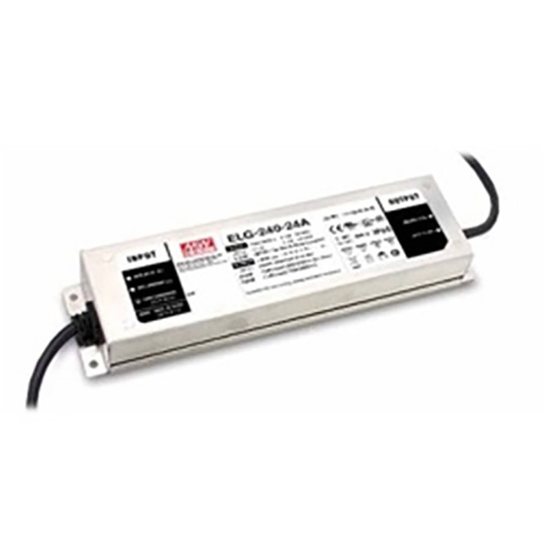 ΤΡΟΦΟΔΟΤΙΚΟ LED 240W/24VDC/10A PFC IP67 ELG-240-24 MEAN WELL