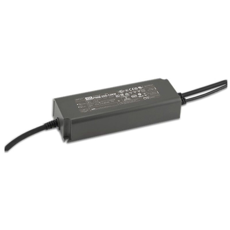 ΤΡΟΦΟΔΟΤΙΚΟ LED 199.2W/24VDC/8.3A PFC IP67 KNX PWM-200-24KN MEAN WELL