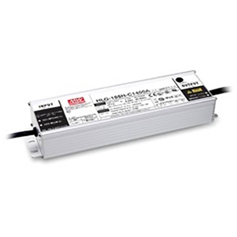 ΤΡΟΦΟΔΟΤΙΚΟ LED 199.5W/95-190VDC/1050mA PFC IP67 DIMMABLE HLG-185H-C1050B MEAN WELL