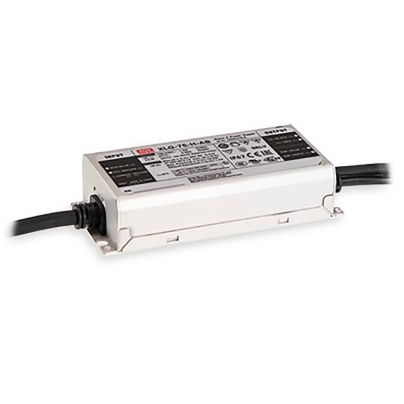ΤΡΟΦΟΔΟΤΙΚΟ LED 74.9W/53-107VDC/700mA PFC IP67 XLG-75-L-A MEAN WELL