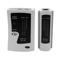 TESTER ΚΑΛΩΔΙΩΝ LAN ΤΗΛΕΦΩΝΙΚΩΝ ΔΙΠΛΟΥ DISPLAY RJ11-RJ45 SY-468 SAFEWELL