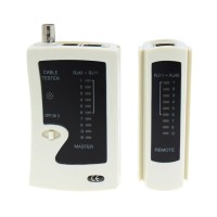 TESTER ΚΑΛΩΔΙΩΝ LAN ΤΗΛΕΦΩΝΙΚΩΝ ΟΜΟΑΞΟΝΙΚΩΝ ΔΙΠΛΟΥ DISPLAY 12-25-054 COMP