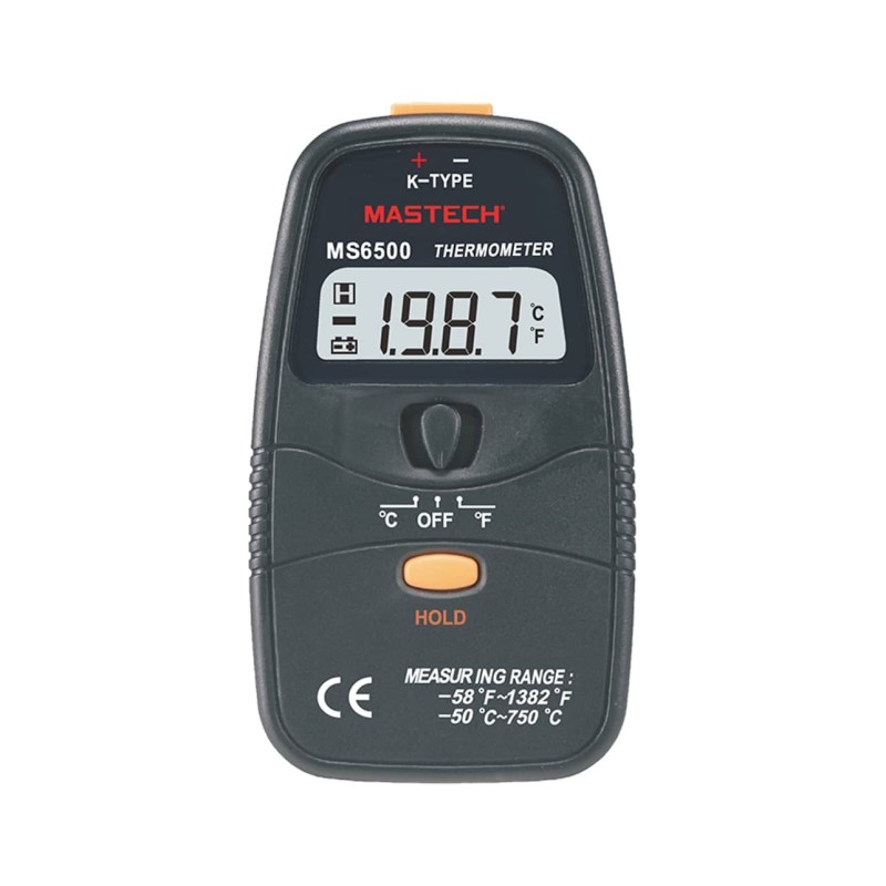 ΘΕΡΜΟΜΕΤΡΟ ΨΗΦΙΑΚΟ (-50 ΕΩΣ 750°C) MS6500 MGL MASTECH