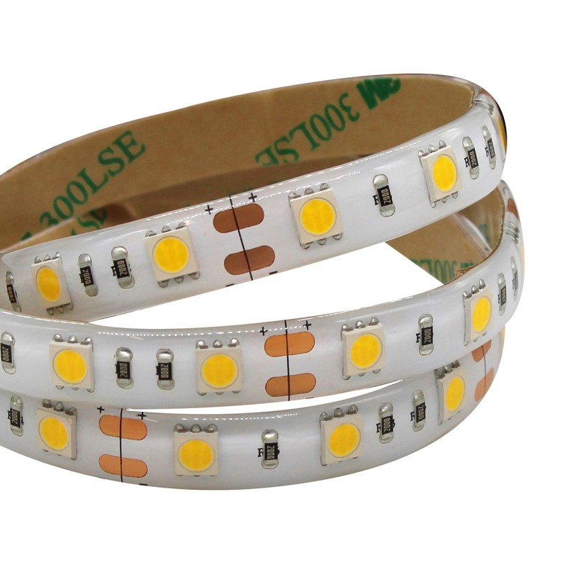 ΤΑΙΝΙΑ LED 12V/14.4W ΕΞΩΤΕΡΙΚΟΥ ΧΩΡΟΥ IP65 60L 5050 6400K PU ILL