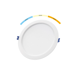 ΦΩΤΙΣΤΙΚΟ LED DOWNLIGHT ΧΩΝΕΥΤΟ ΣΤΡΟΓΓΥΛΟ Φ225 18W/24W 3CCT 3000K/4000K/6500K ATHENA WELLMAX