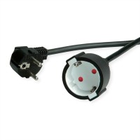 ΜΠΑΛΑΝΤΕΖΑ SCHUKO 5m 16A/230V 3x1,5mm MAYΡΗ