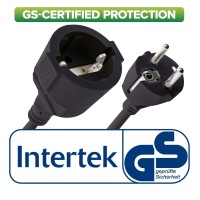 ΜΠΑΛΑΝΤΕΖΑ SCHUKO 2m 16A/230V 3x1,5mm MAYΡΗ