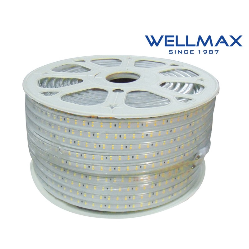 ΤΑΙΝΙΑ LED 230VAC/11W ΕΞΩΤΕΡΙΚΟΥ ΧΩΡΟΥ IP65 180L 2835 DRIVER MODE 6500K ΣΙΛΙΚΟΝΗΣ WELLMAX