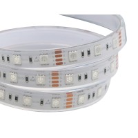 ΤΑΙΝΙΑ LED 12V/14.4W ΕΞΩΤΕΡΙΚΟΥ ΧΩΡΟΥ IP68 60L 5050 RGB ΣΙΛΙΚΟΝΗΣ HEN