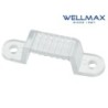 ΣΤΗΡΙΓΜΑ ΚΛΙΠ ΣΤΕΡΕΩΣΗΣ ΤΑΙΝΙΑΣ LED 12mm WELLMAX