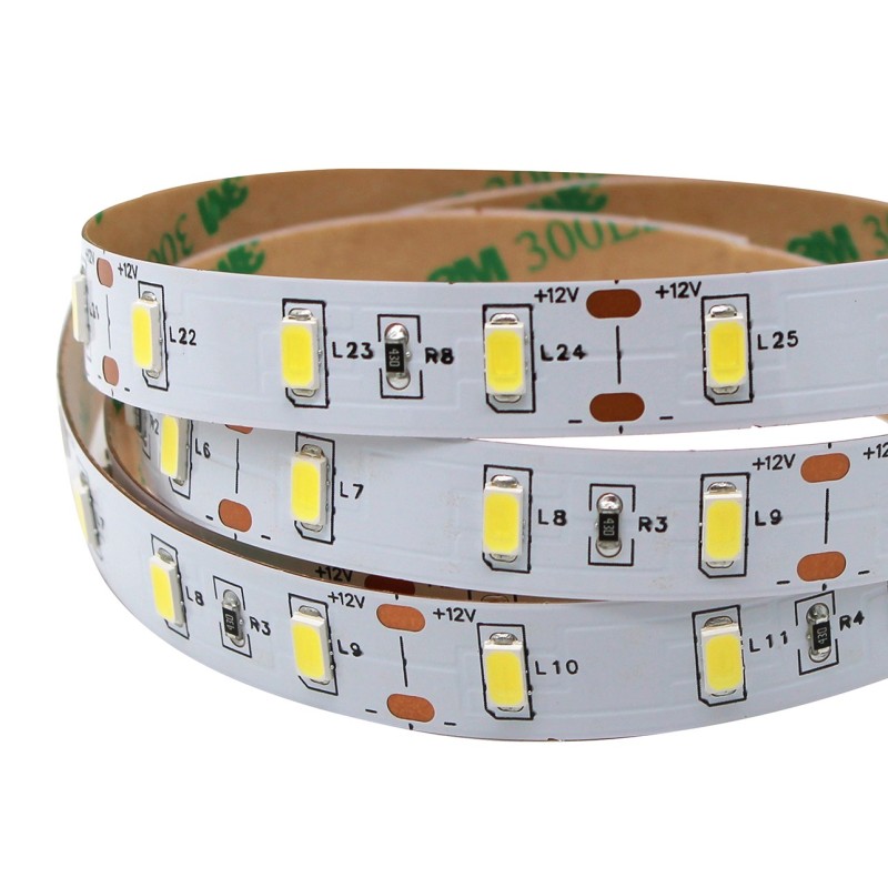 ΤΑΙΝΙΑ LED 12V/18W ΕΣΩΤΕΡΙΚΟΥ ΧΩΡΟΥ IP20 60L 5630 6400K ILL