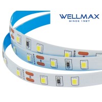 ΤΑΙΝΙΑ LED 12V/5W ΕΣΩΤΕΡΙΚΟΥ ΧΩΡΟΥ IP20 60L 2835 6500KWELLMAX