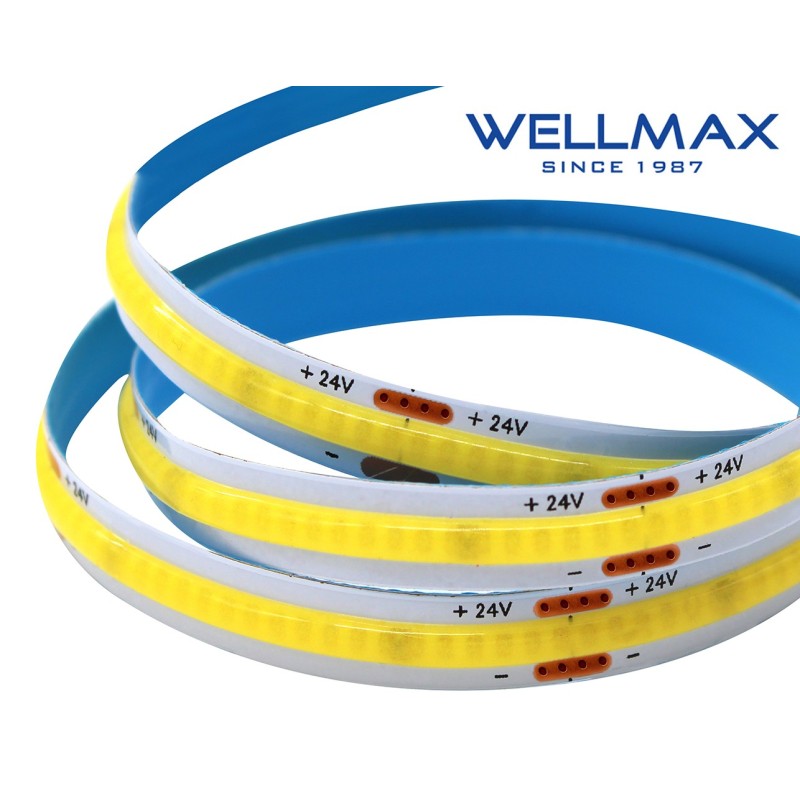 ΤΑΙΝΙΑ LED COB 24V/12W ΕΣΩΤΕΡΙΚΟΥ ΧΩΡΟΥ IP20 320L 6500K WELLMAX