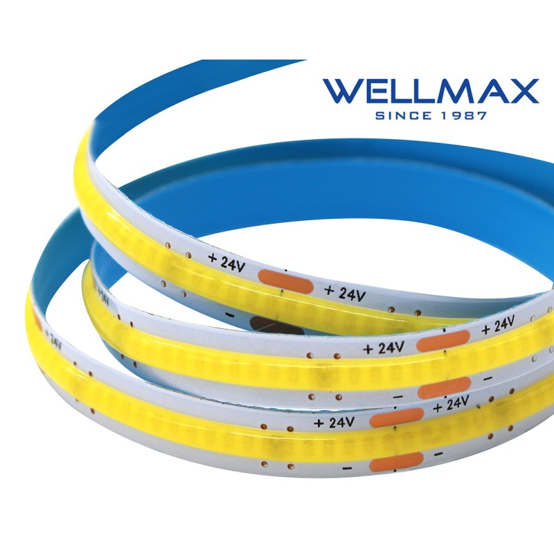 ΤΑΙΝΙΑ LED COB 24V/15W ΕΣΩΤΕΡΙΚΟΥ ΧΩΡΟΥ IP20 320L 6500K WELLMAX