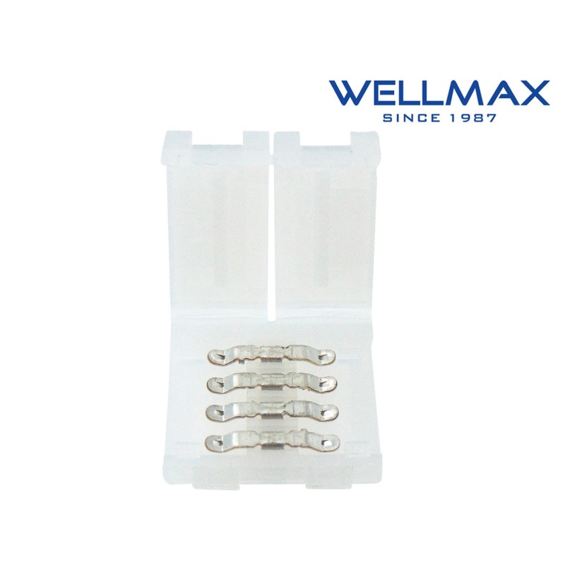CONNECTOR ΤΑΙΝΙΑΣ LED 10mm RGB WELLMAX