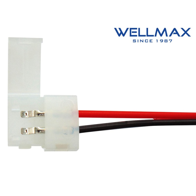 CONNECTOR ΤΑΙΝΙΑΣ LED 3528 ΤΡΟΦΟΔΟΣΙΑΣ 8mm WELLMAX