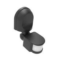 ΑΙΣΘΗΤΗΡΑΣ ΚΙΝΗΣΗΣ ΥΠΕΡΥΘΡΩΝ 180° 1200W/230VAC ΜΑΥΡΟΣ GL10F GREENLUX