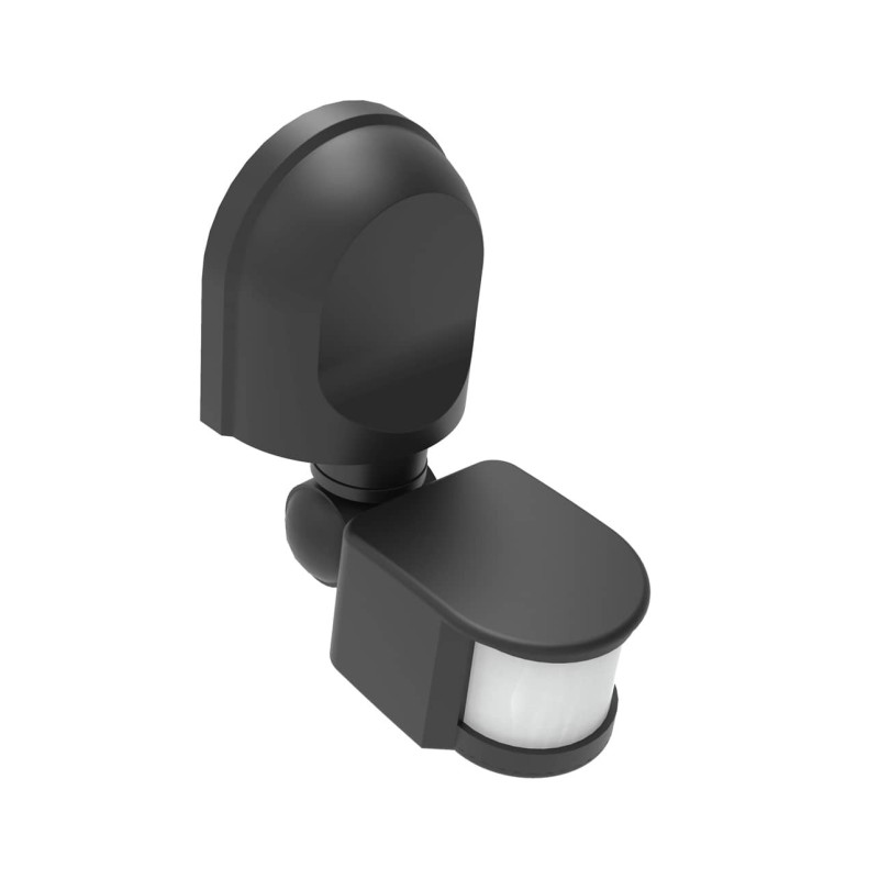 ΑΙΣΘΗΤΗΡΑΣ ΚΙΝΗΣΗΣ ΥΠΕΡΥΘΡΩΝ 180° 1200W/230VAC ΜΑΥΡΟΣ GL10F GREENLUX