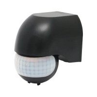 ΑΙΣΘΗΤΗΡΑΣ ΚΙΝΗΣΗΣ ΥΠΕΡΥΘΡΩΝ 180° 1200W/230VAC ΜΑΥΡΟΣ GL12 GREENLUX