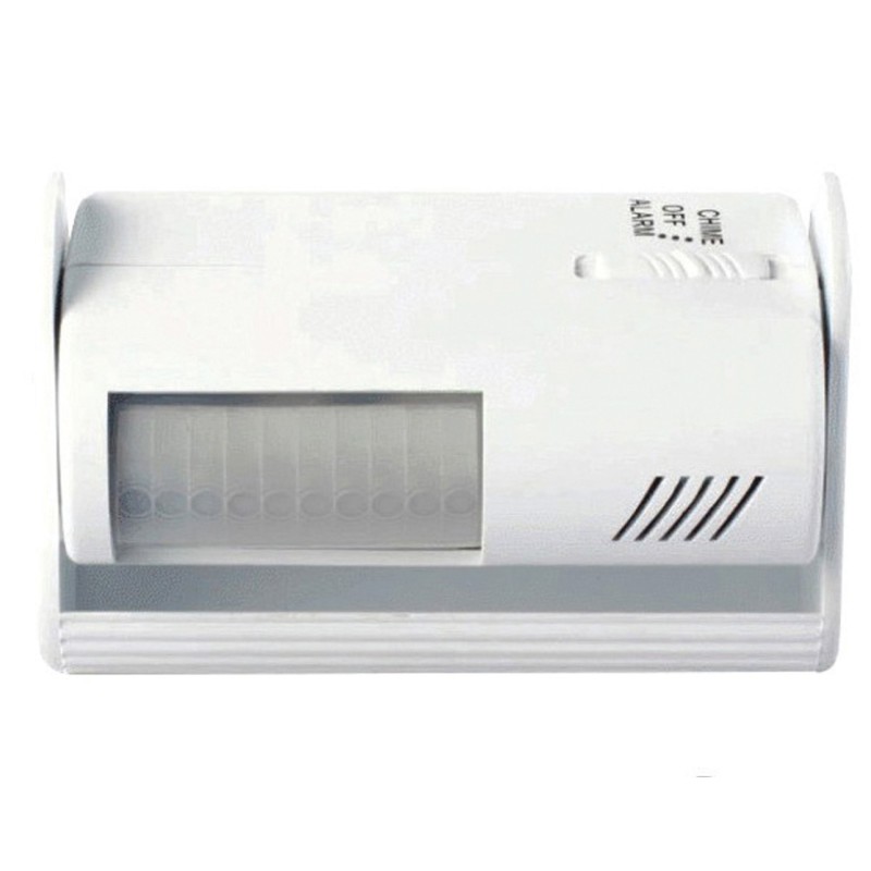 ΑΙΣΘΗΤΗΡΑΣ ΚΙΝΗΣΗΣ ΥΠΕΡΥΘΡΩΝ 60° ΜΕ ΚΟΥΔΟΥΝΙ (DING DONG-ALARM) 9VDC ΛΕΥΚΟΣ GL96 GREENLUX