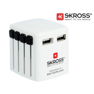 ΦΟΡΤΙΣΤΗΣ USB 2 ΕΞΟΔΩΝ TYPE A 2400mA UNIVERSAL INPUT 1.302330 SKROSS