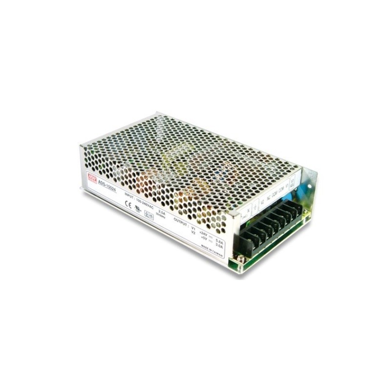 Τροφοδοτικό 155W/27.6V/5A Με Φορτιστή (UPS) AD155B Mean Well
