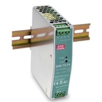 Τροφοδοτικό Ράγας 75W/24V/3.2A Slim EDR75-24 Mean Well