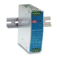 Τροφοδοτικό Ράγας 120W/24V/5A Slim NDR120-24 Mean Well