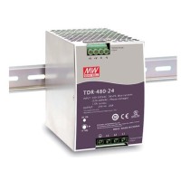 Τροφοδοτικό Ράγας 480W/24V/20A Slim 3Φ ΤDR480-24 Mean Well