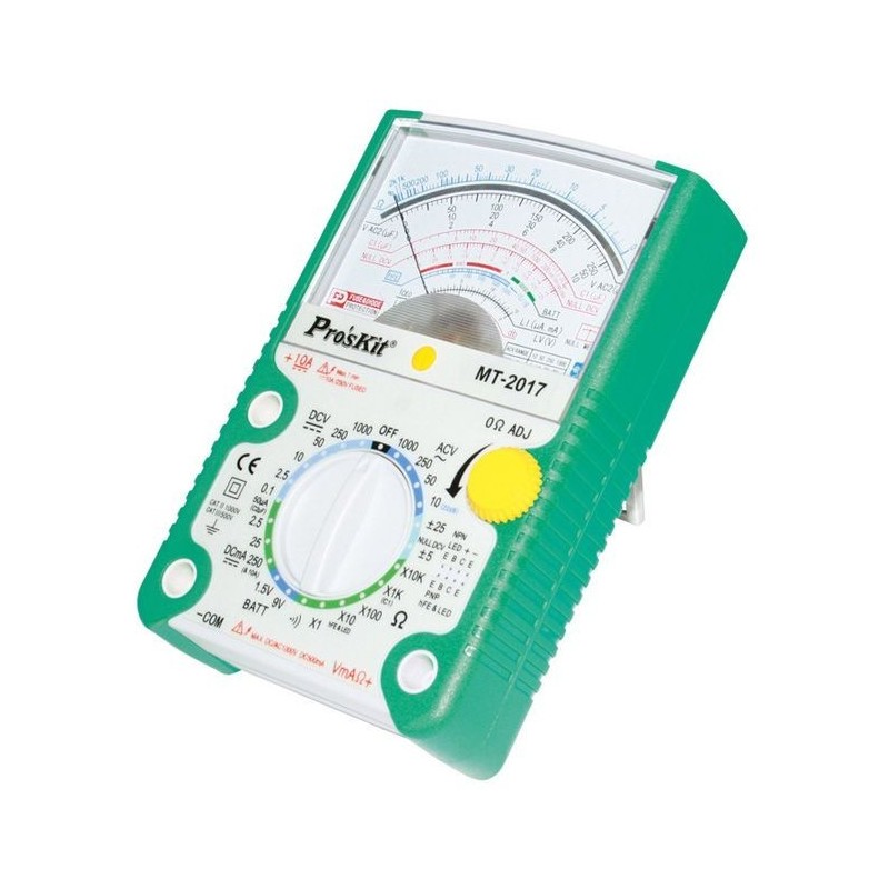 Πολύμετρο Αναλογικό & Buzzer & Δίοδος & Transistor & Πυκνωτής χωρητικότητας MT-2017 T/PRO
