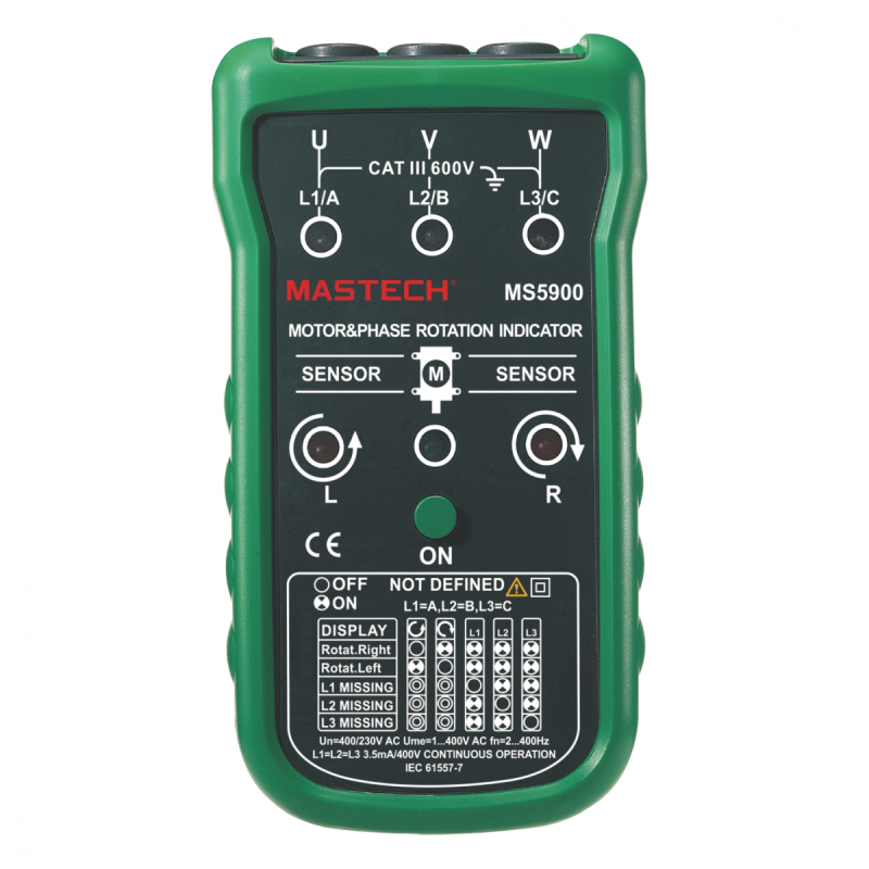 Φασήμετρο Μοτέρ MS5900 - Mastech