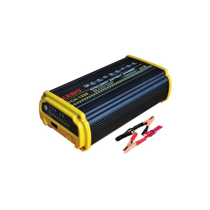 Φορτιστής Μπαταριών Μολύβδου 12V 20A Ψηφιακός TCΗ-1220 Kebo