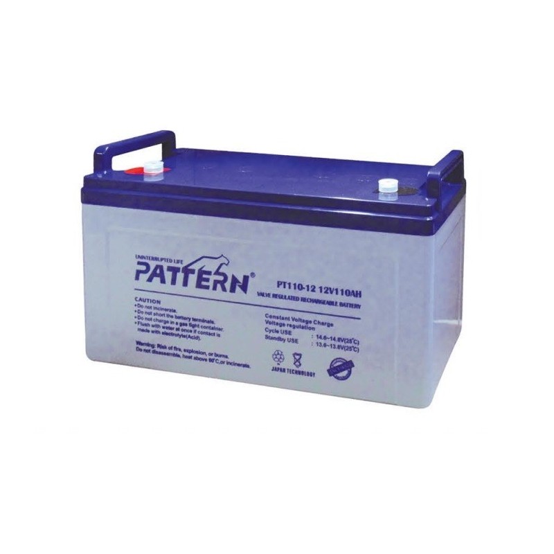 Μπαταρία Μολύβδου Βαθιάς Εκφόρτισης 12V/110Ah PT110-12 PTN