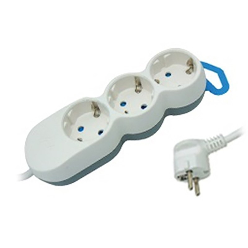 Πολύπριζο Ασφαλείας 3 Θέσεων 3x1.5 1.5m SPECIAL ΟΒΑΛ VE2S3N | BNG