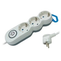 Πολύπριζο Ασφαλείας με διακόπτη 3 Θέσεων 3x1.5 1.5m VE2S3S | BNG